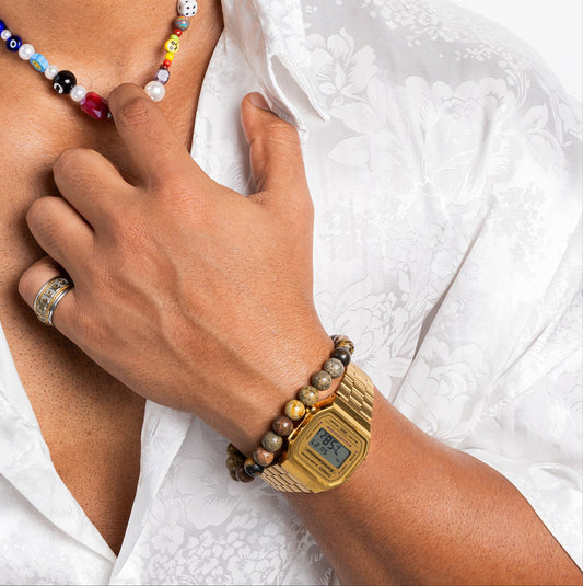 Bracelet made of natural stones