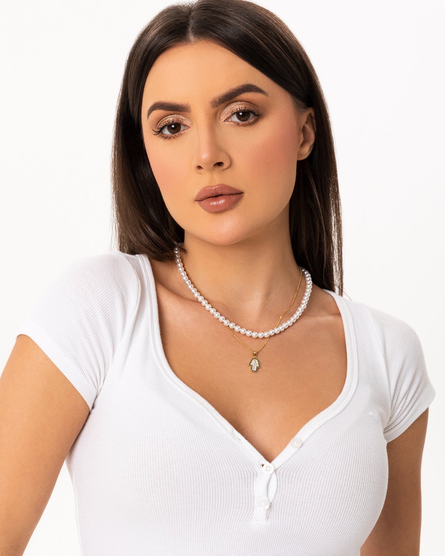 necklace made with premium 8mm Japanese beads