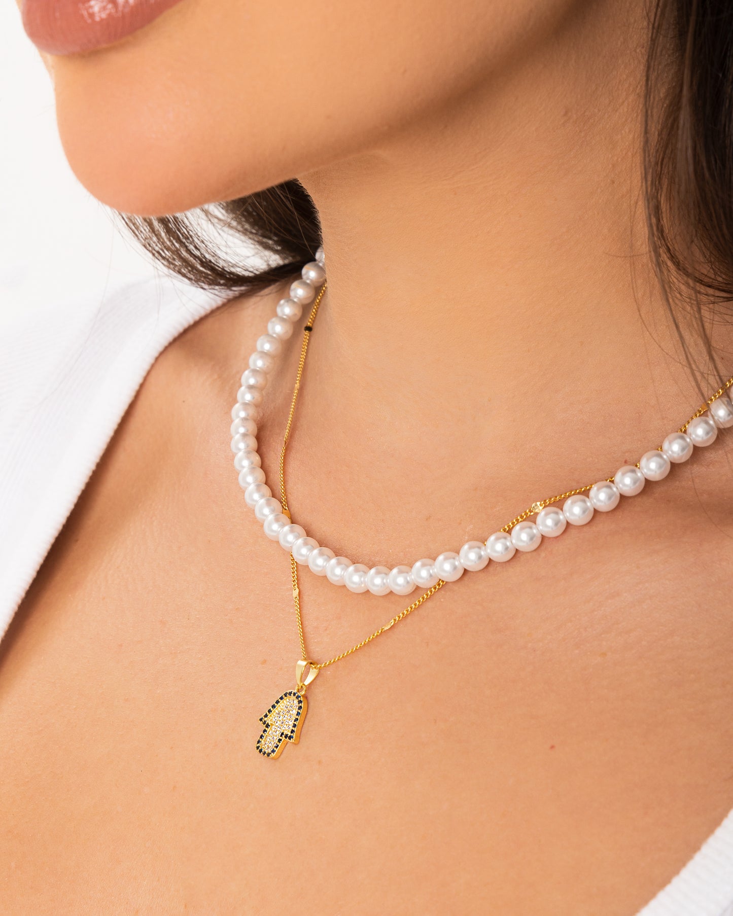 necklace made with premium 8mm Japanese beads