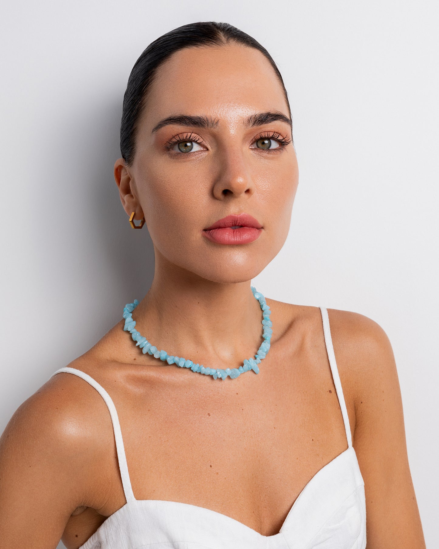 White Jade stones Necklace