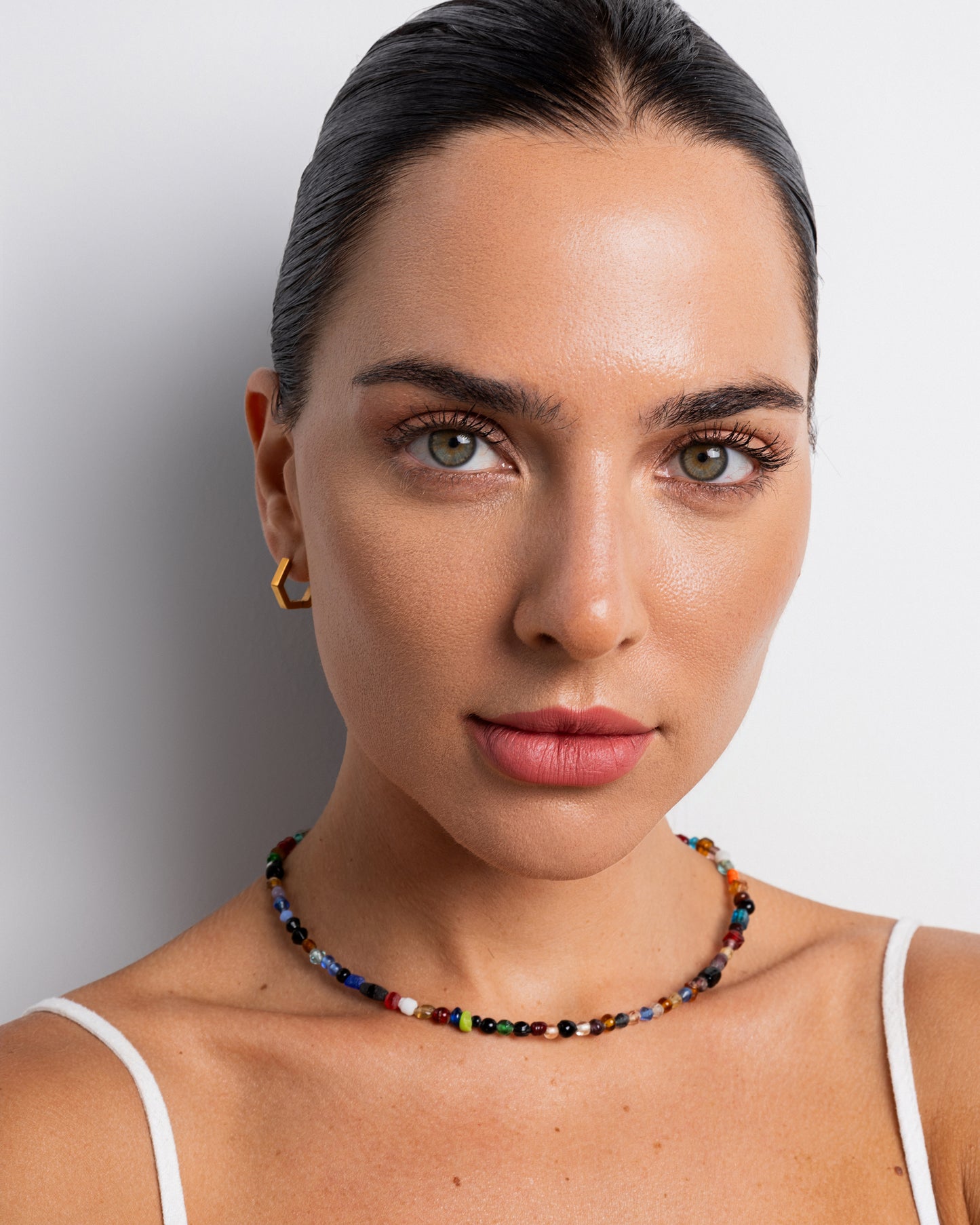 Colorful Mixed-Stone Necklace