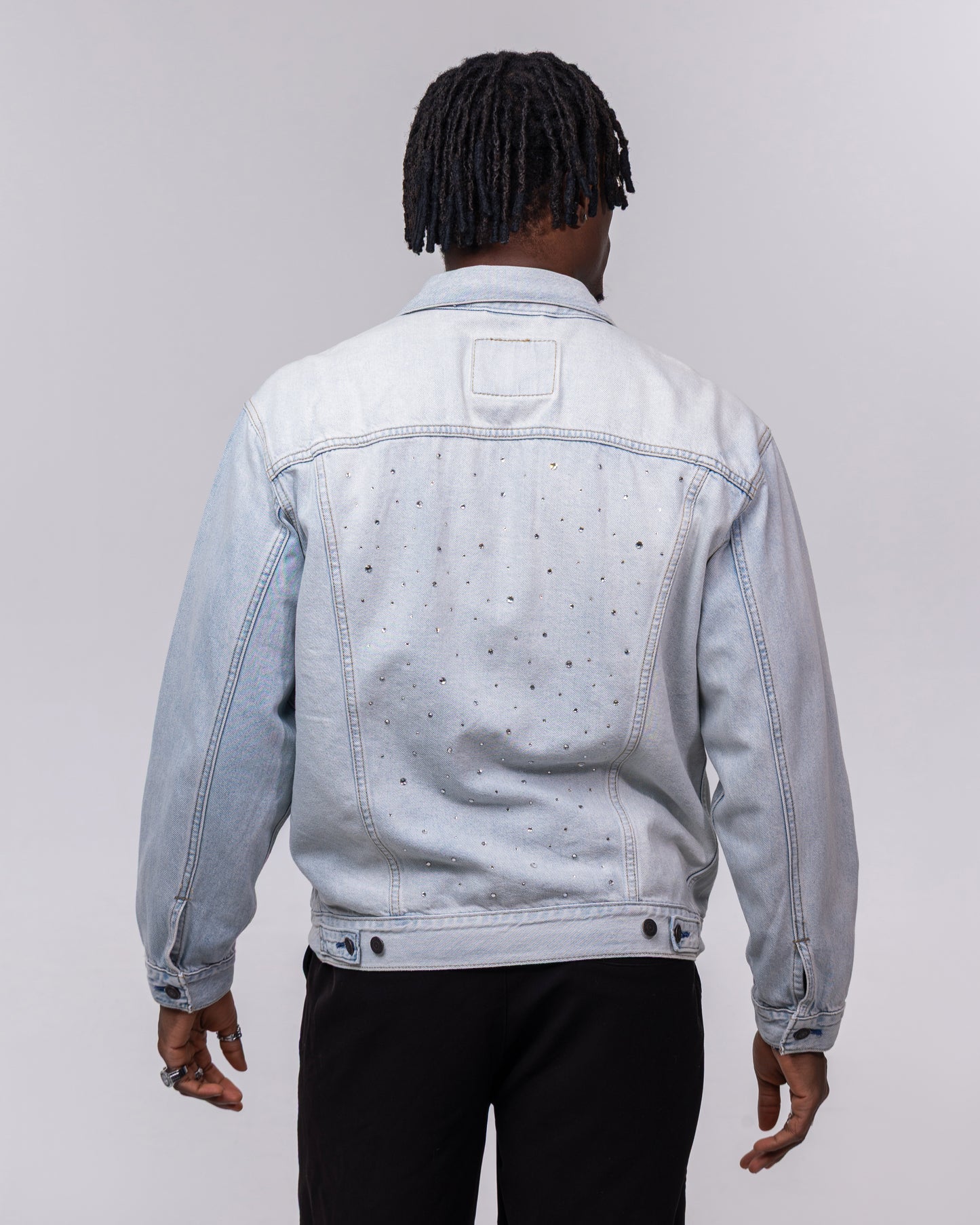Custom Levi’s Crystal Denim Jacket 02