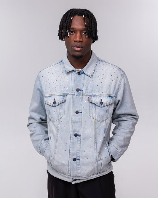 Custom Levi’s Crystal Denim Jacket 02