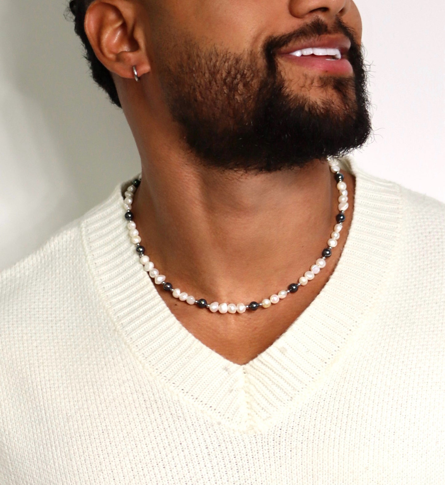 cultured pearls and natural shell beads