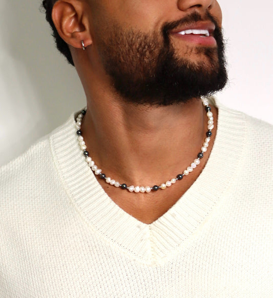 cultured pearls and natural shell beads